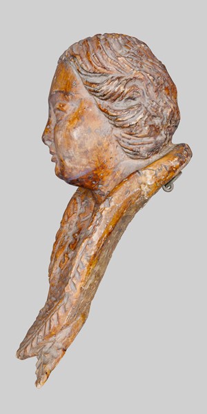 Sculpture - Cherub's head (head of an angel)